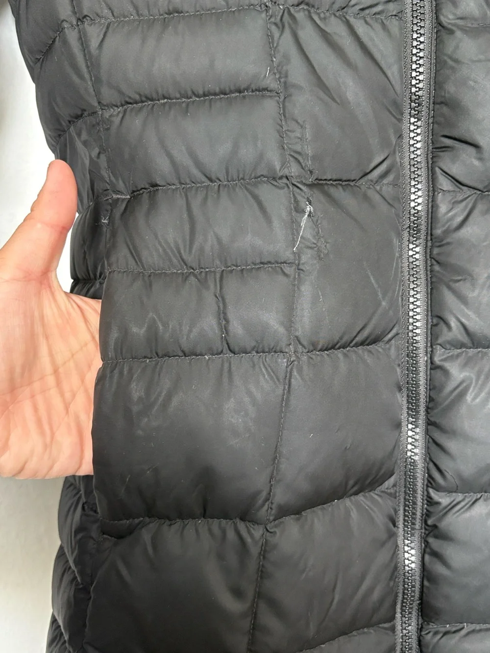 THE NORTH FACE BLACK 550 FILL PARKA JACKET WOMENS SMALL